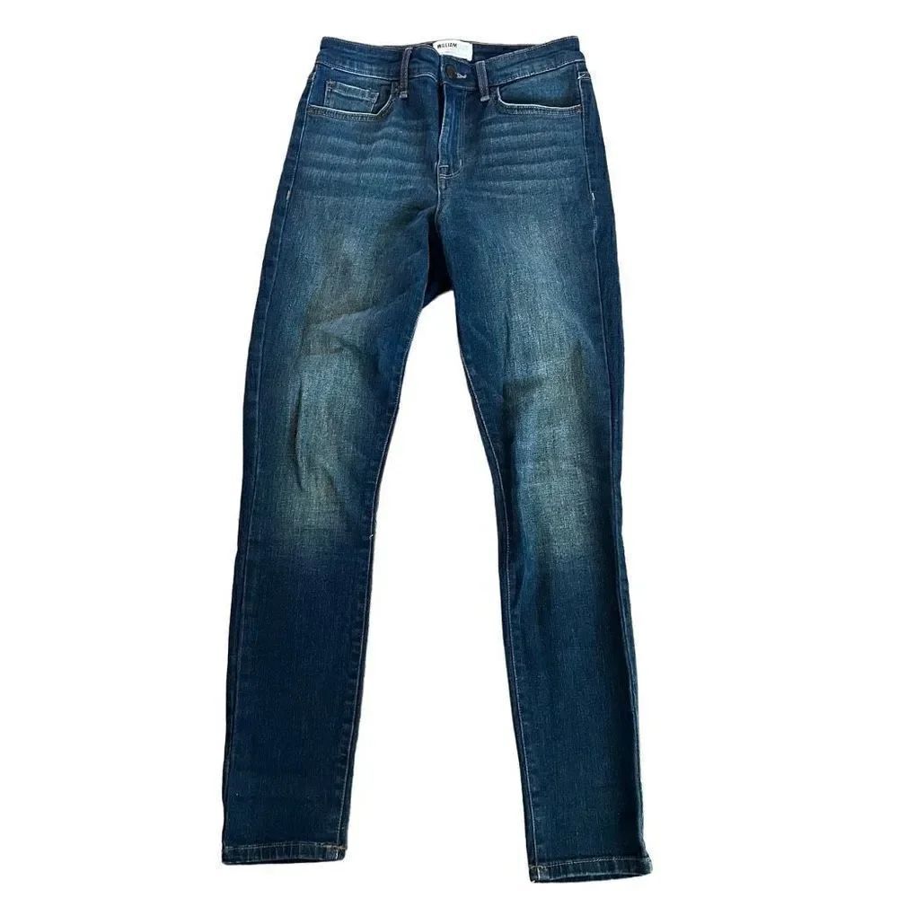 William rast high rise ankle jeans size 25